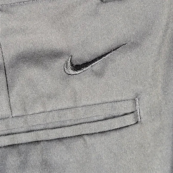 Nike Shorts Men's 34 Black Flat Front Dri-Fit Standard Fit Pockets Golf Casual - Picture 7 of 14